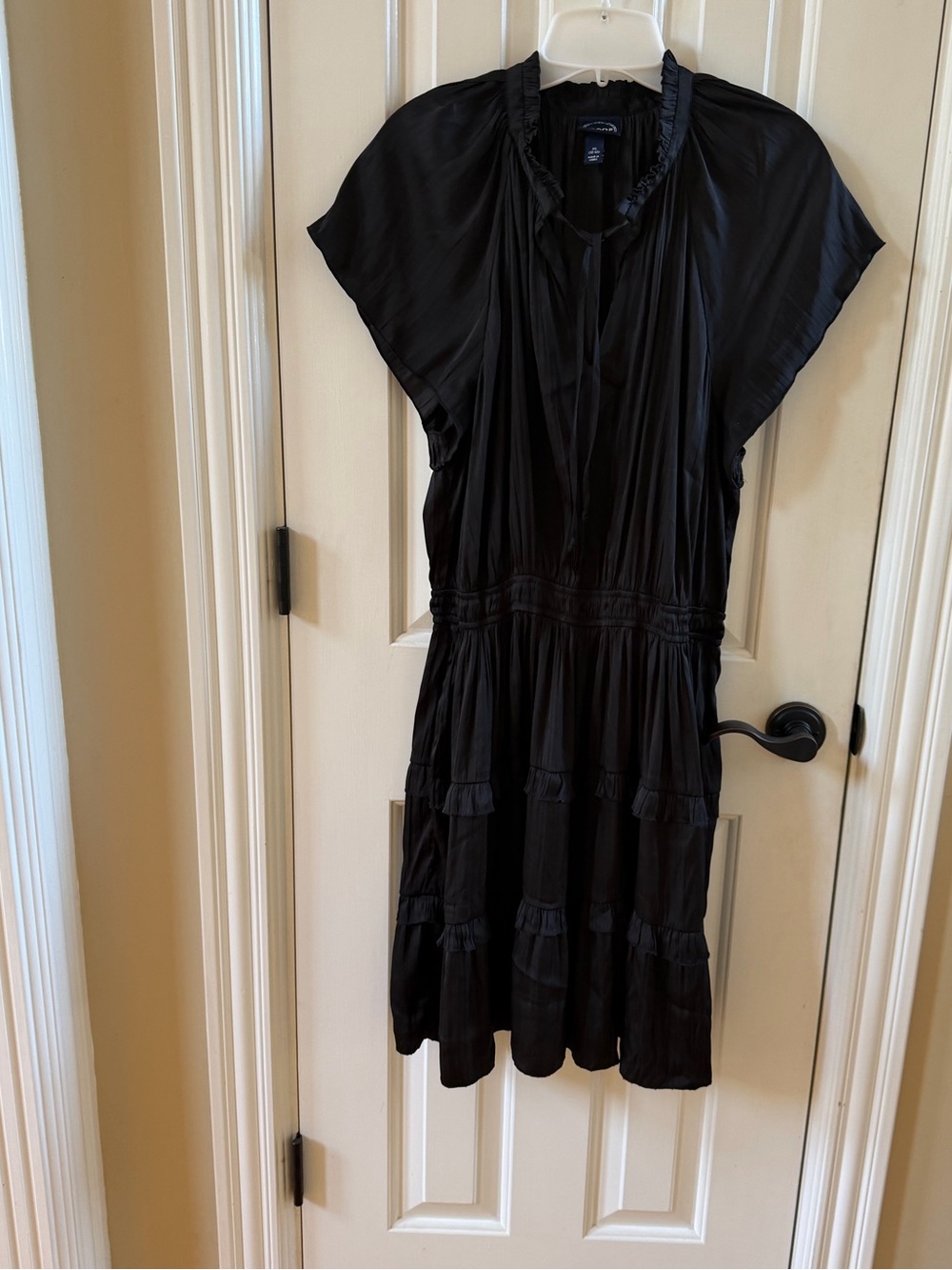 Women's Tiered Short-Sleeve Dress, Size XL (16-18)